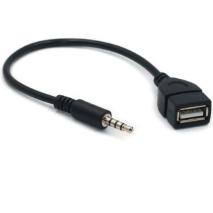Adaptador Para Usb Fêmea X P2 Macho - Entrada Auxiliar