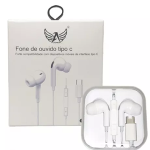 Fone Altomex com microfone entrada Tipo C